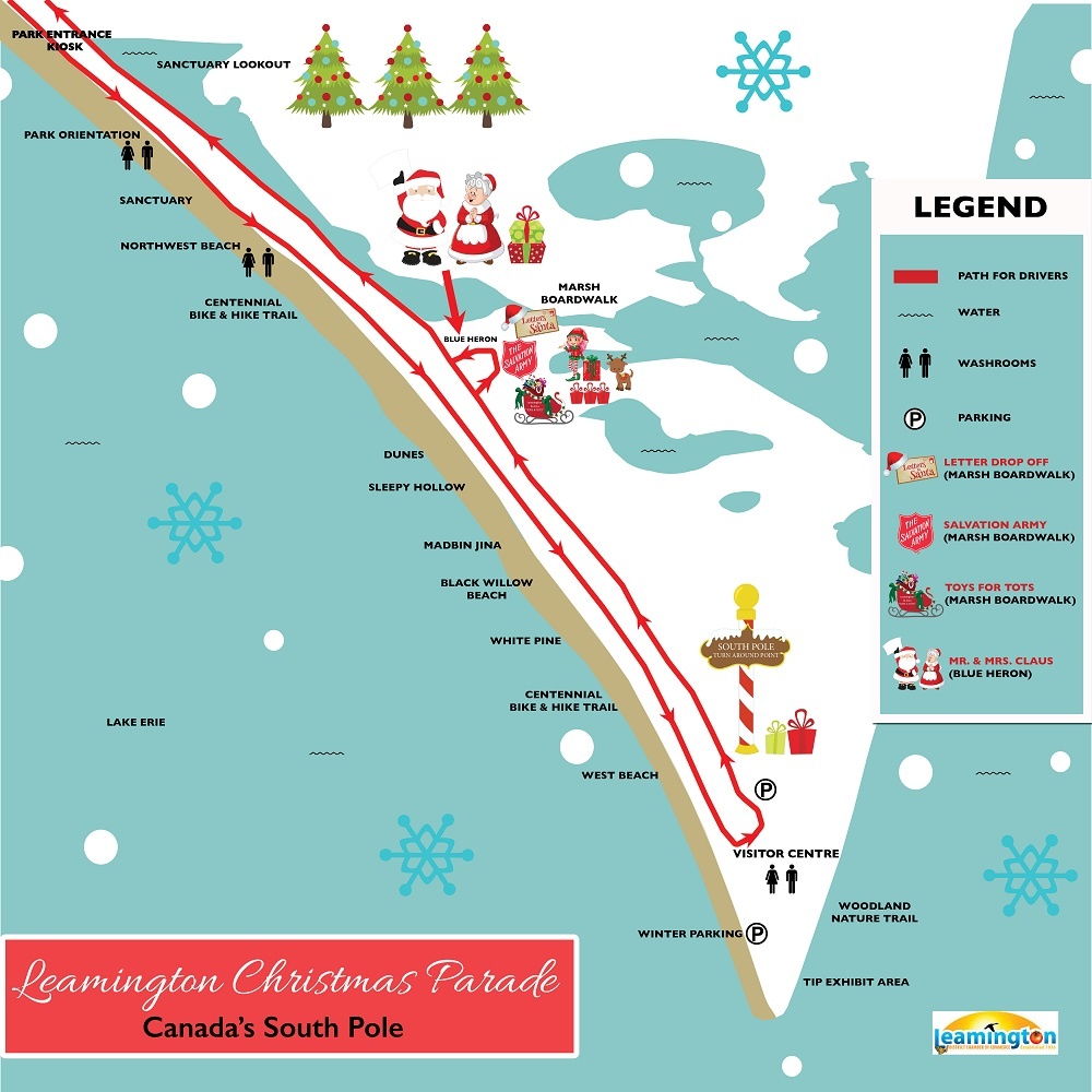 Christmas Parade Map